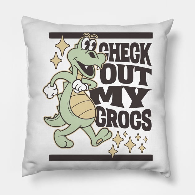 Check out my crocs Pillow by onemoremask