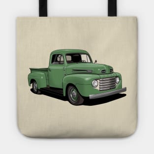 1950 Ford F1 Pickup Truck in light green Tote