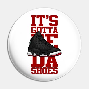 Retro Playoffs Sneaker Pin