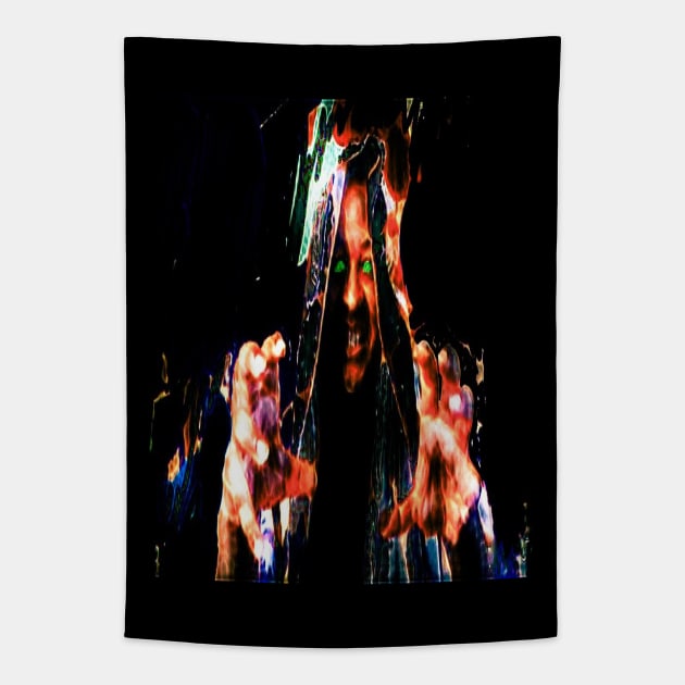 Sorcerer - Horror Tapestry by All my art