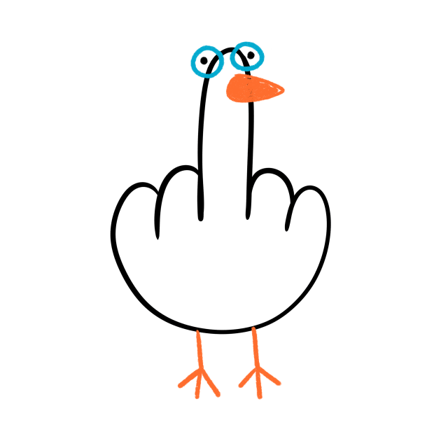 Goose Middle Finger by Otrebor