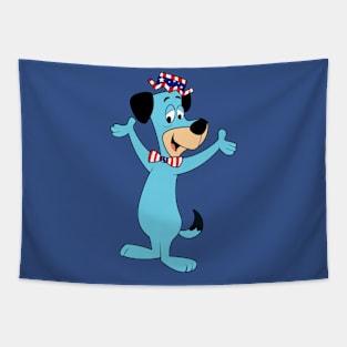 Huckleberry Hound - Patriotic USA Tapestry