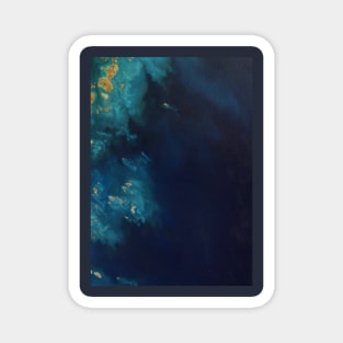 Abstract Blue Magnet
