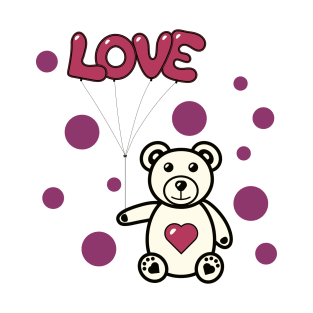 A sweet teddy bear, full of love T-Shirt