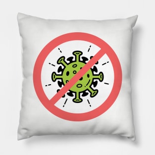 Stop Coronavirus Sign Pillow