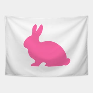 Bunny Rabbit Pattern in Pink Tapestry