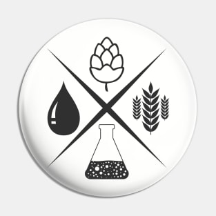 Beer basic ingredients Pin