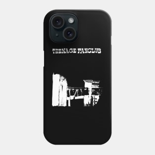 Teenage Fanclub - Black and White Simple Tee Phone Case