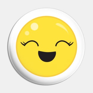 Cute Laughing Face Pin