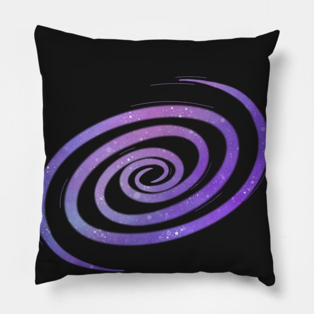 Galactic Swirl Pillow by ShutterStudios