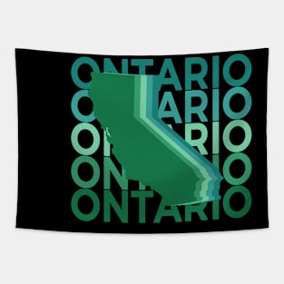 Ontario California Green Repeat Tapestry