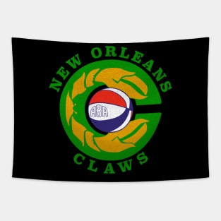 Defunct - New Orleans Claws ABA Basketball Tapestry