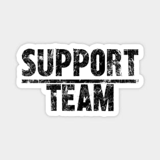 Sturdy Support Squad: Vintage Style Tee Magnet