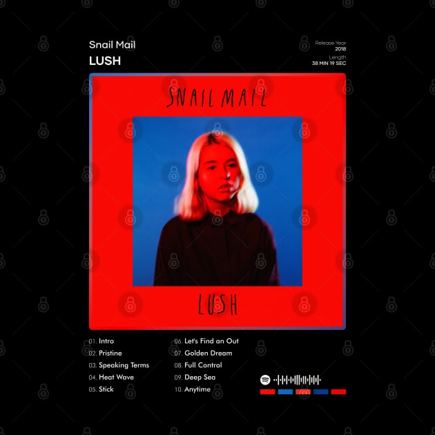 Snail Mail - Lush Tracklist Album by 80sRetro