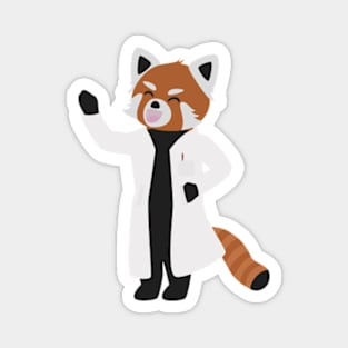 Mad Scientist Red Panda 変わり者 Hououin Kyouma - Okabe Steins Gate Magnet