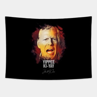 Yippee Ki Yay - John McClane Tapestry