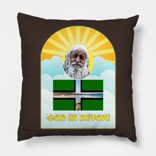 God in Devon Pillow