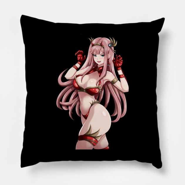 ZeroTwo Year of the dragon cosplay Pillow by AngelsFANART