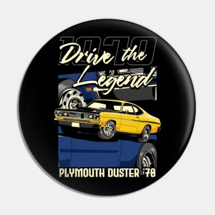 1970 Plymouth Duster Muscle Car Pin