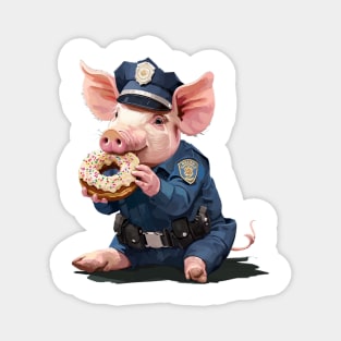 pig police Magnet