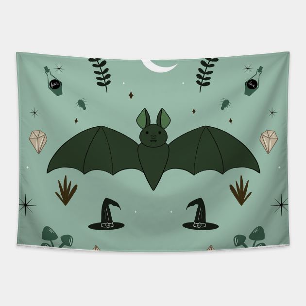 Adorable Bats Tapestry by giantplayful