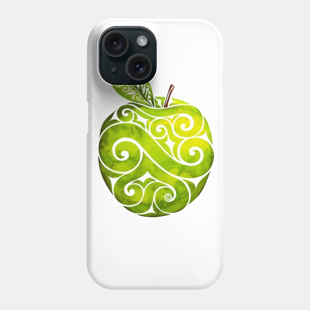 Swirly Apple Phone Case by CarolinaMatthes