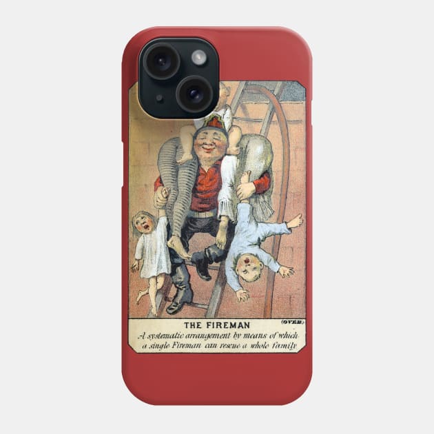 1881 The Life of a Fireman no.5 Phone Case by historicimage