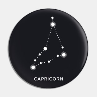 Capricorn Zodiac Constellation Sign Pin