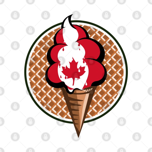 Canada flag ice cream by mailboxdisco