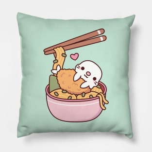 Cute Tempura Seal Soba Noodles Funny Pillow