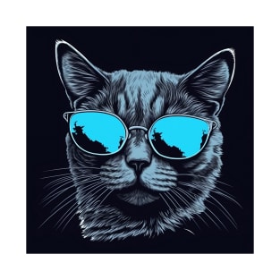 Sunglasses Cat T-Shirt