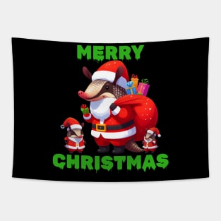 Christmas Armadillo Tapestry