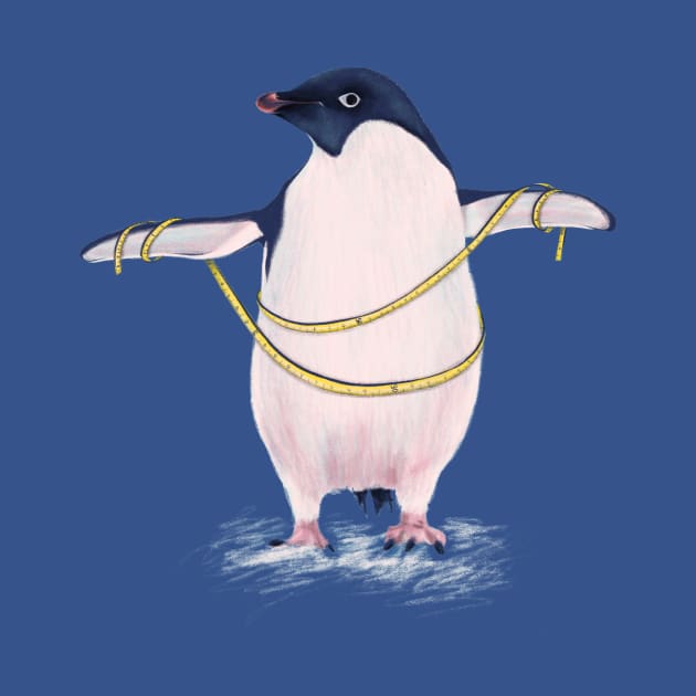 Cute Fat Penguin On Diet by Boriana Giormova