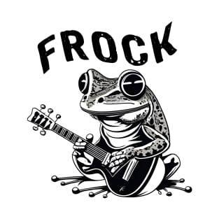 "FROCK" Rocker frog funny animal T-Shirt