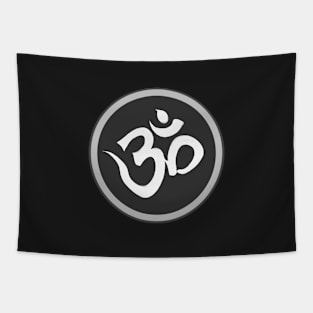 Spiritual Om Symbol Sacred Mantra Tapestry