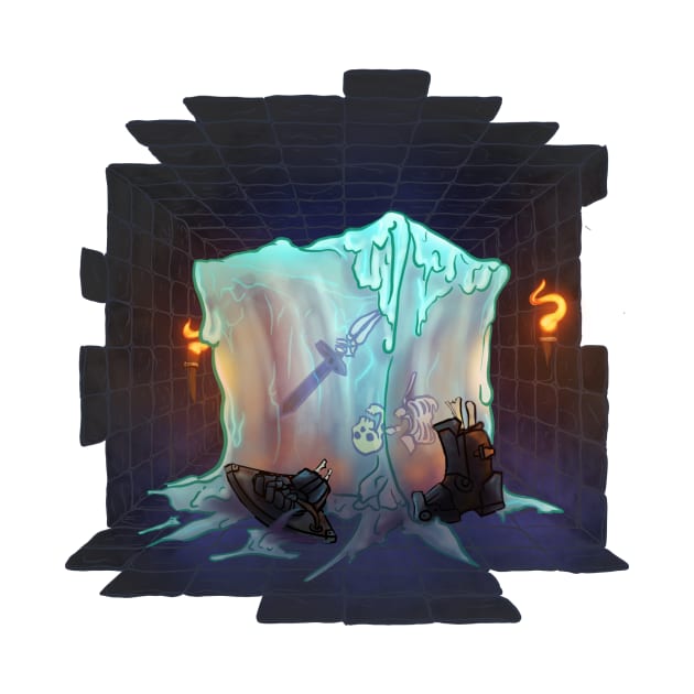 Gelatinous Cube by xdrewstroyerx