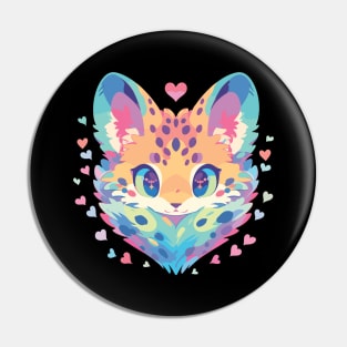 Kawaii Cute Wildcat Series - 019 Pin