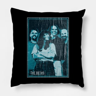 the beths // vintage faded style fan art Pillow