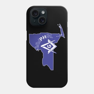 MWPHGLNY - Blue & White Phone Case