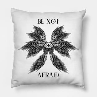 Divine Radiance: Seraph Biblically Accurate Angel Design Pillow