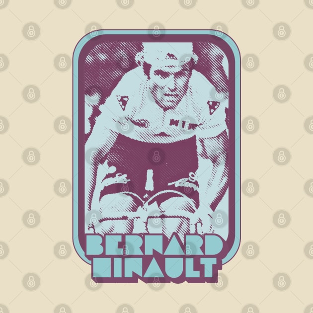 Bernard Hinault // Retro Cycling Fan Art Design by DankFutura