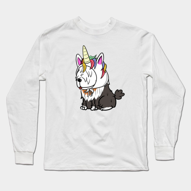 Old English Sheepdog Unicorn Hat Old English Sheepdog Long