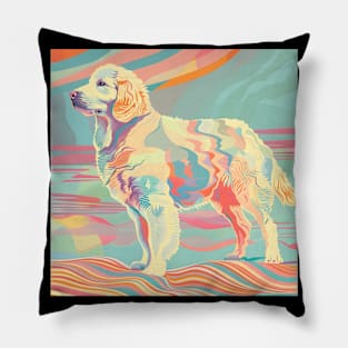 Kuvasz in 80's Pillow