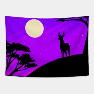 Night wild Tapestry