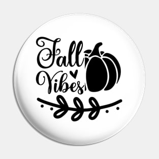 Fall Vibes Simple Lettering Pin