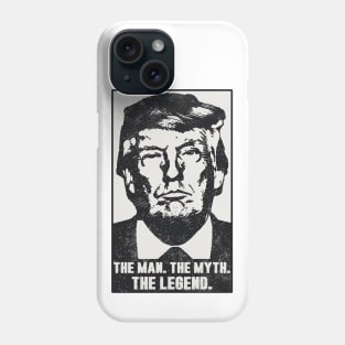 Donald Trump The Man Myth Legend 2023 - 2024 Mugshot Photo Phone Case