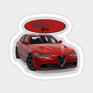 ALFA ROMEO Giulia Rosso Magnet