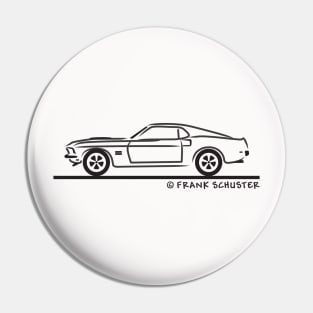 1968 Boss Mustang Pin