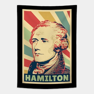 Alexander Hamilton Vintage Colors Tapestry