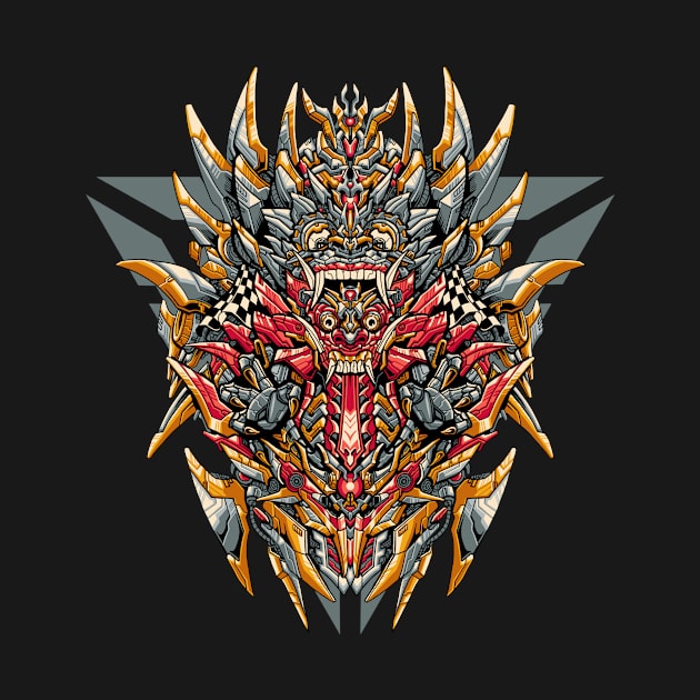 Great Barong Mecha Illustration by akmalzone